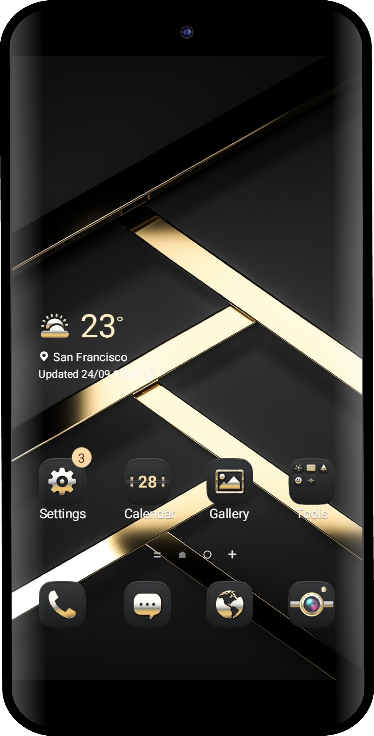 Premium Luxury Gold Theme